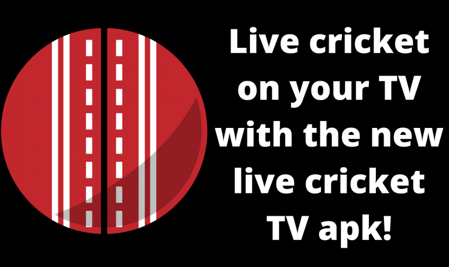 You can now watch live cricket on your TV with the new live cricket TV apk!
