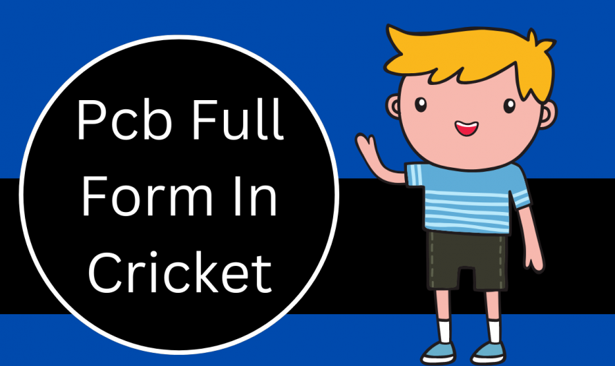 Pcb full form in cricket | What Is The Full Form Of PCB