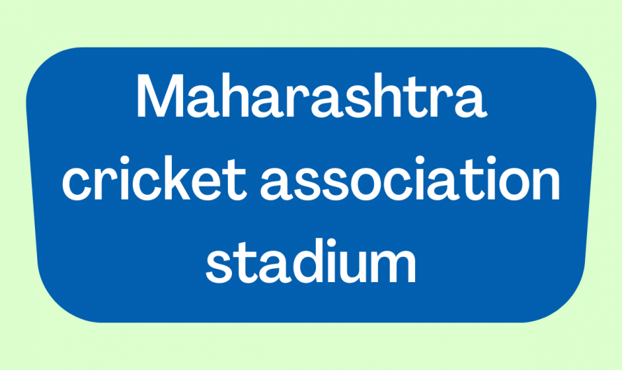 Maharashtra cricket association stadium