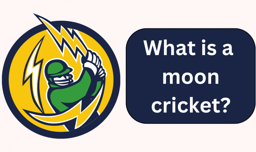 What is a moon cricket? Define moon cricket